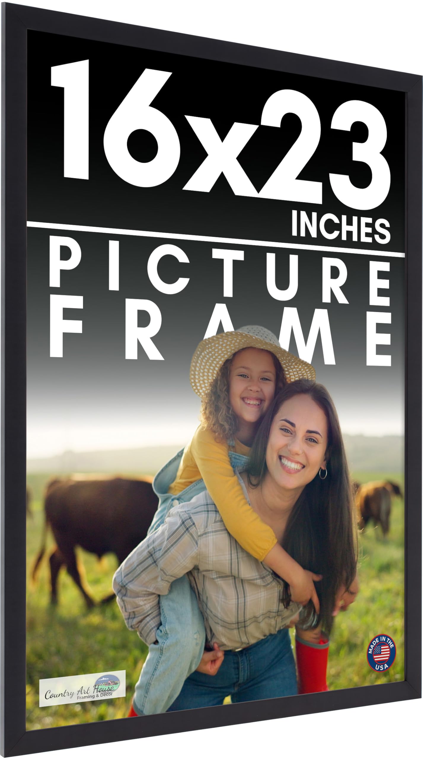 Amazon.co.jp: 16x23 フレーム ブラック 写真フレーム - 完全なモダン